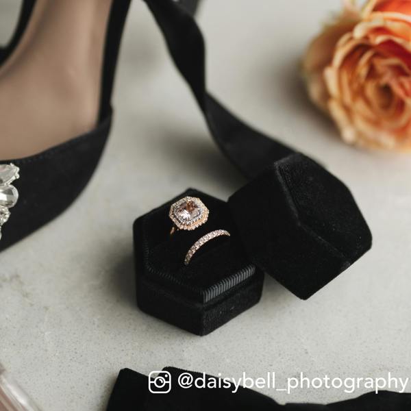 Sarah Layton Brilliant Cut Morganite & Diamond Ring - 18ct Rose Gold