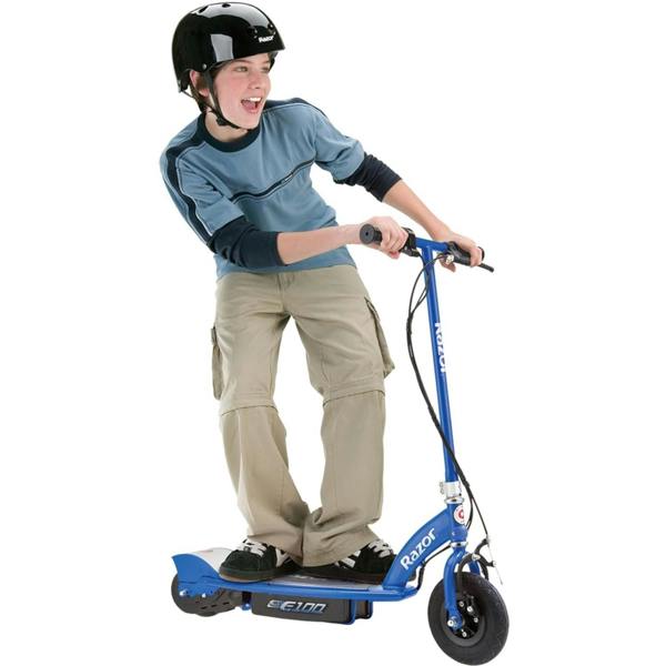 Razor E100 Electric Scooter - Blue - Blue