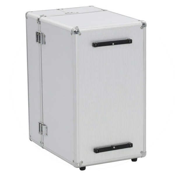 Berkfield Pilot Trolley 47x39x27 cm Silver Aluminium