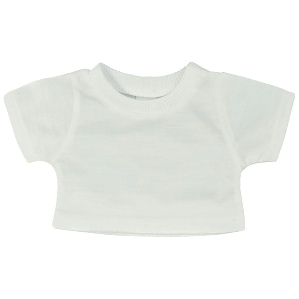 Mumbles Teddy Bear T-Shirt Accessory - White