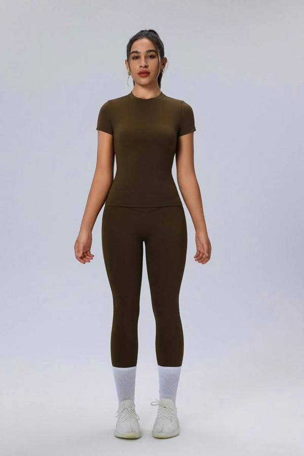 Anniou Short Sleeve Yoga T-Shirt