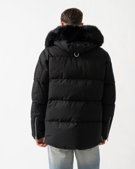 Moose Knuckles Original 3Q Jacket - Black With Black Shearling 305