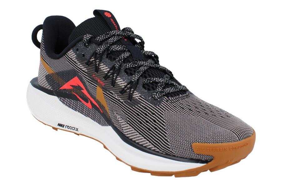 Nike Reactx Pegasus Trail 5 Mens Running Trainers Dv3864 Shoes  009 - Black Desert Ochre Fir 009 - Photo 3