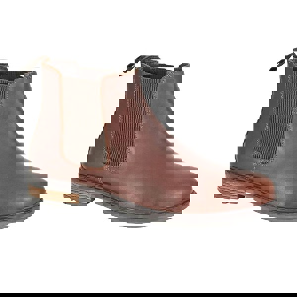 Roamers Mens Waxy Leather Chelsea Boots - Brown