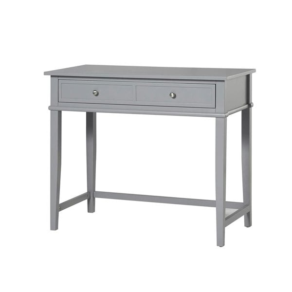 Dorel Home Franklin Writing Desk with 1 Drawer Grey