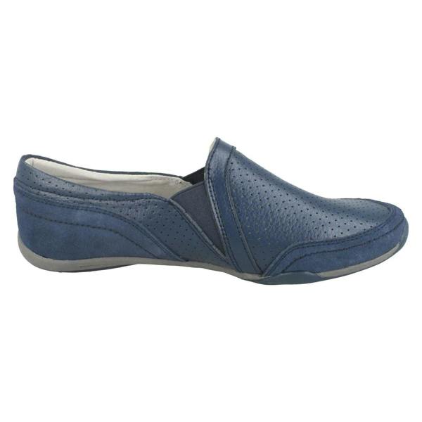 Down to Earth Ladies Down To Earth Leather Casual Shoes F80423