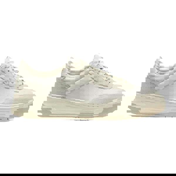 Boss Mens Baltimore Leather Low Trainers - White - 