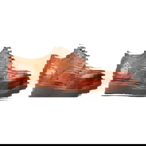 Base London Joe Leather Men's Burnt Tan Brogues Shoes
