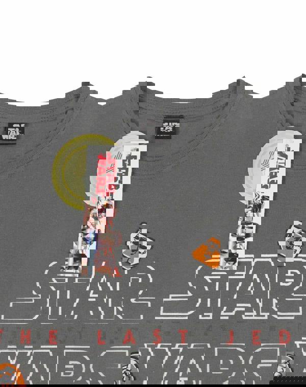 Star Wars Womens Grey Badges Short Sleeved T-Shirt