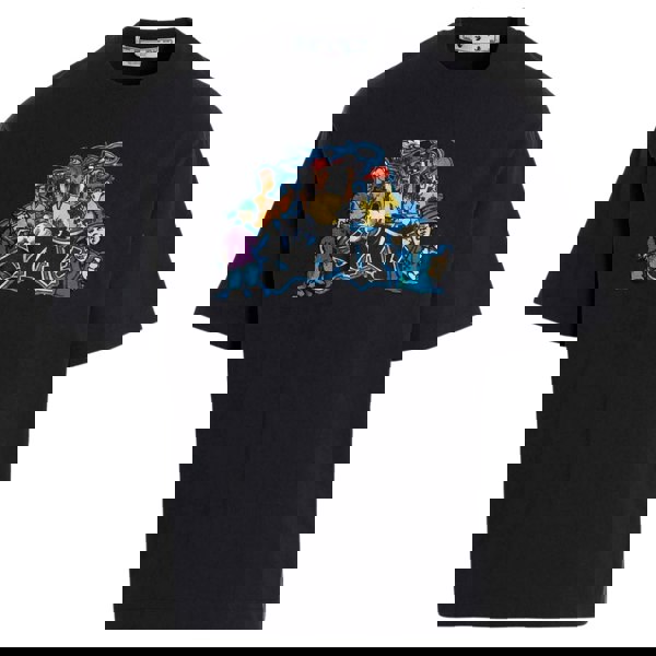 Off-White Graff Pupp Over Skate Short Sleeve Tee Outerspace S