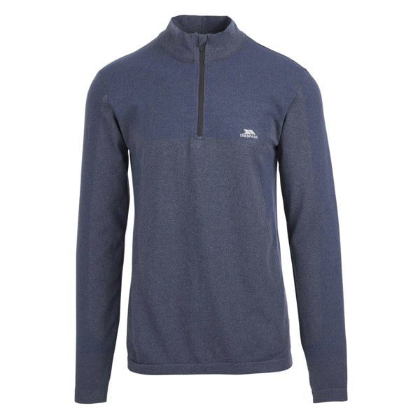 Trespass Mens Timson Seamless Active Top - Navy Marl