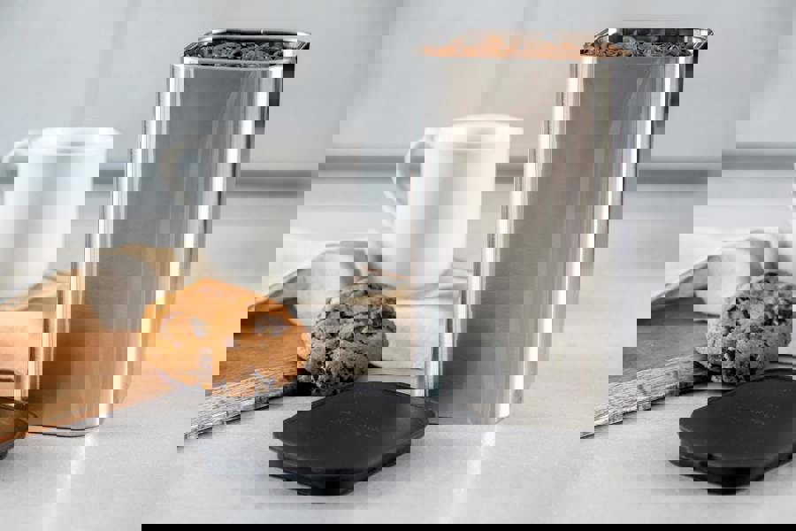 MasterClass Antimicrobial Storage Container, Stainless Steel, 17cm