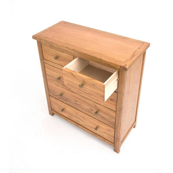 Cabinet Bits Trivento 5 Drawer Chest of Drawers Brass Knob