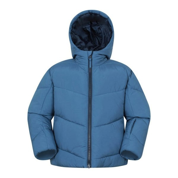 Mountain Warehouse Kids Cortina Water Resistant Padded Ski Jacket - Blue