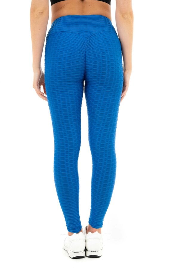 Smart Living Ladies Honeycomb Twin Pack Leggings - Blue