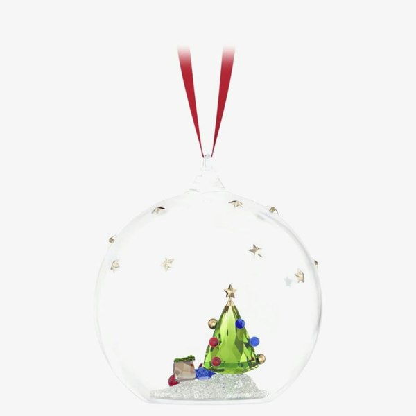 Swarovski Holiday Cheers Christmas Tree And Gifts Ball Ornament 5681633