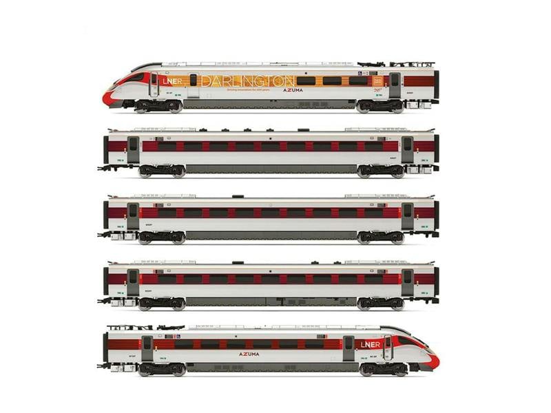 Hornby Class 801/2 LNER Azuma Railway 200 5 Car Train Pack