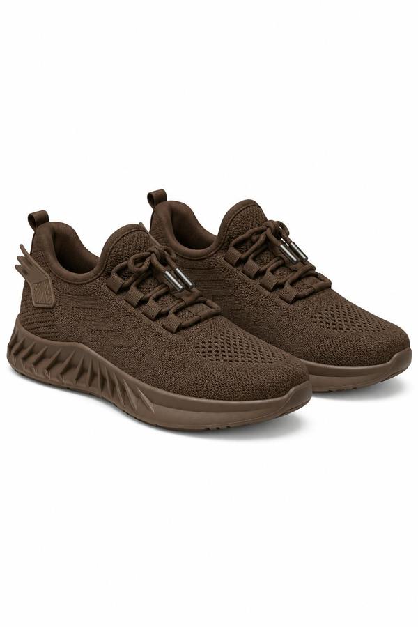 Love Lemonade Zaya Lightweight Mesh Athleisure Trainers Brown