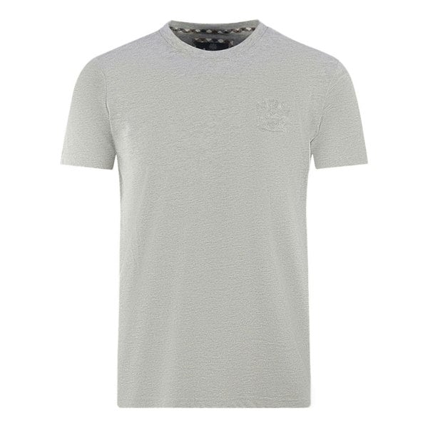 Aquascutum London Tonal Aldis Logo T-Shirt - Grey