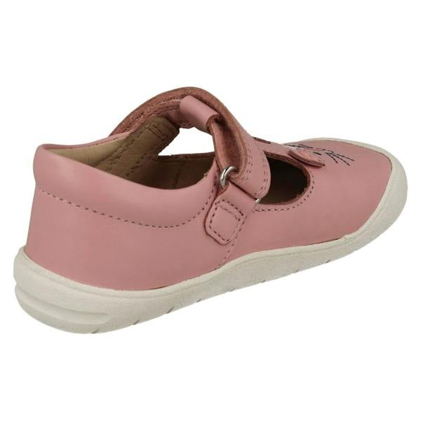 Start-rite Girls JoJo Maman BèBè By Startrite T-Bar Animal Detailed Shoes Buddy
