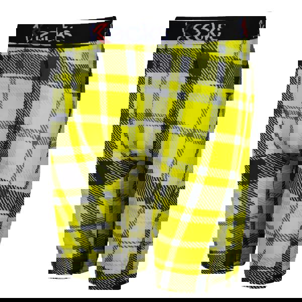 Kecks Yellow Tartan Mens Boxer Shorts