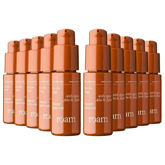 Roam Front Lube for Intimate Comfort - Natural & Vegan Water Based - 10 x 20ml
