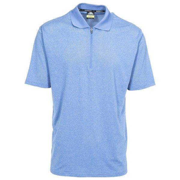 Trespass Mens Maraba Active Polo Shirt - Blue Marl