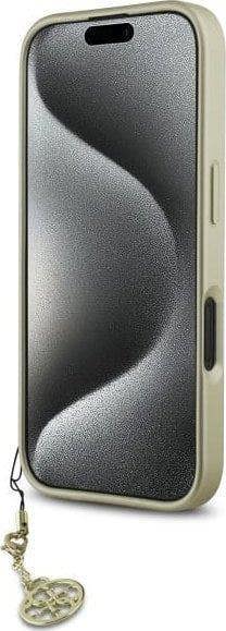 Guess 4G Charms Collection Case for iPhone 16 6.1" Black - GUHCP16SGF4GGR