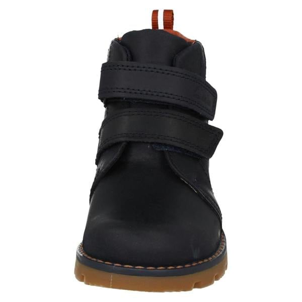 Clarks Boys Clarks Hook & Loop Ankle Boots Heath Strap