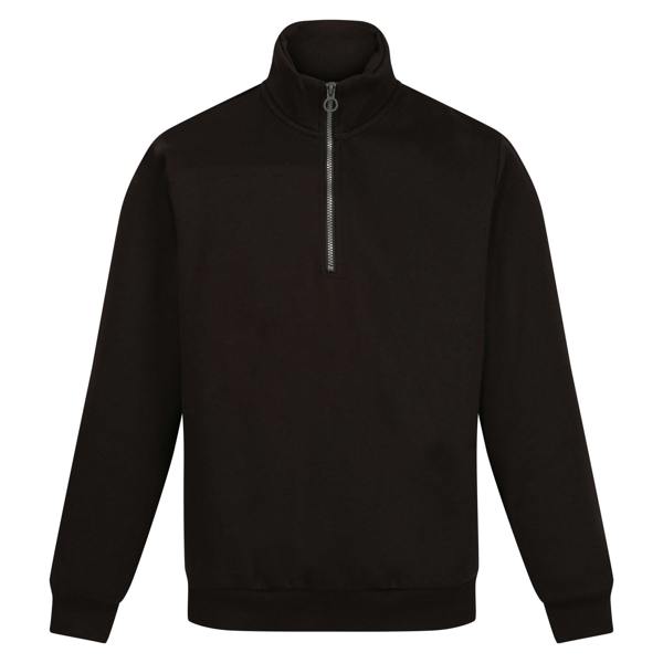 Regatta Professional Mens Quarter Zip Sweatshirt - Black - 