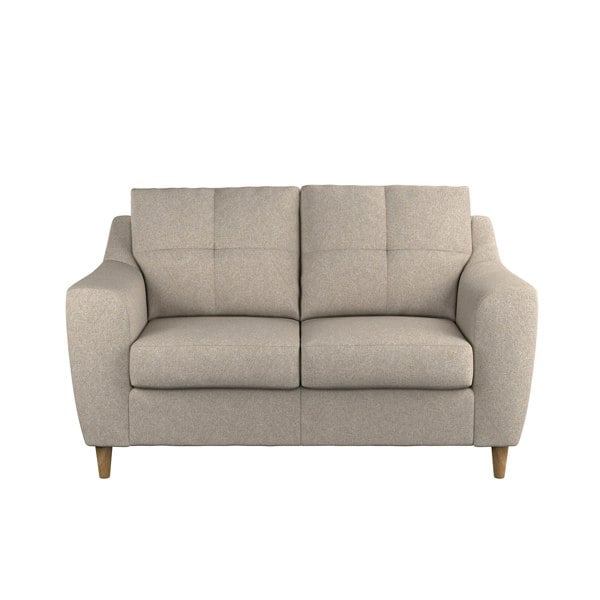 Furnishings For Less Baxter Tufted Fabric 2 Seater Sofa