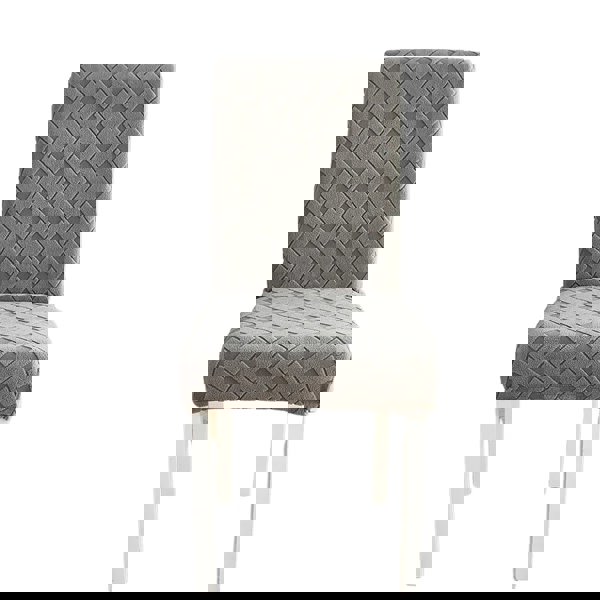 Anyseat Chair Cover Dark Grey Knitted Design with Anti-Dirt and Elastic Material for Dining Room Kitchen Wedding Hotel Banquet Restaurant