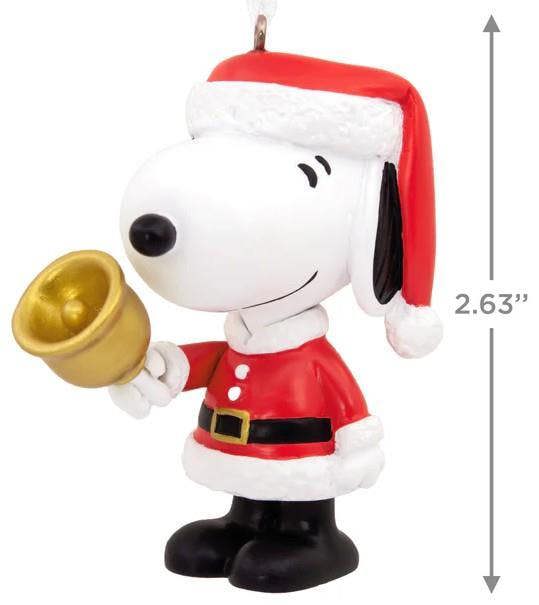 Peanuts/Snoopy - Santa Snoopy with Bell Christmas Tree Ornament (Charles M Schulz)