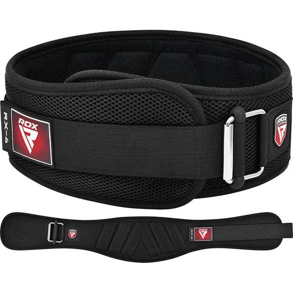 RDX Sports WEIGHT LIFTING BELT EVA CURVE RX4 BLACK
