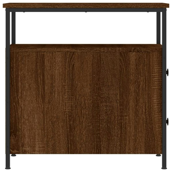 Berkfield Bedside Cabinets 2 pcs Brown Oak 30x60x60 cm Engineered Wood