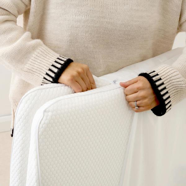 The Tiny Bed Company Tiny Dreamer Natural™ - Coconut Coir & 100% Wool Folding Travel Cot Mattress (95 x 65cm)