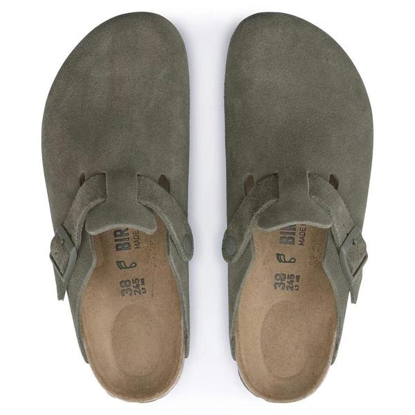 Birkenstock Boston Suede Sandals
