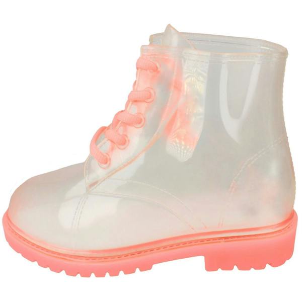 Spot On Girls Spot On Lace Up Jelly Boot
