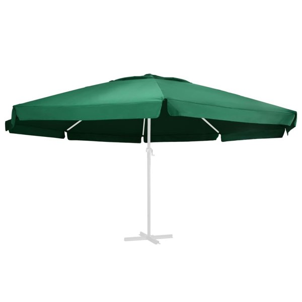 Berkfield Replacement Fabric for Outdoor Parasol Green 600 cm