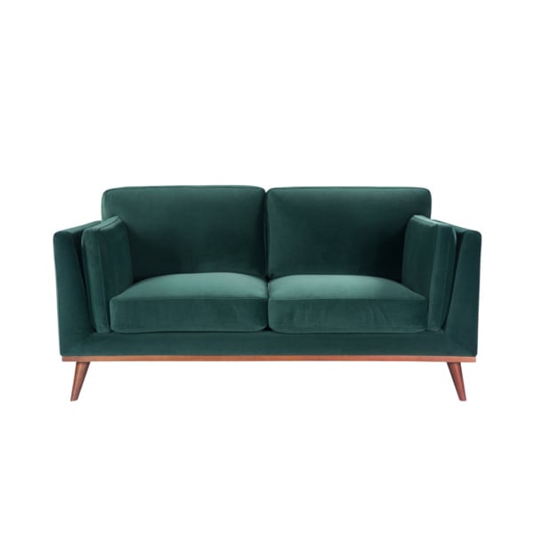 Mickey 2 Seat Sofa - Emerald Green