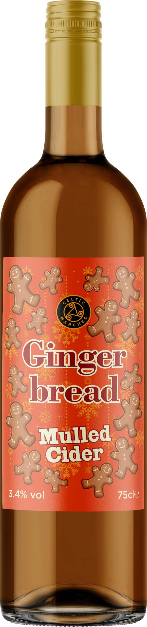 Celtic Marches GingerBread Mulled Cider 6 x 75cl Bottles