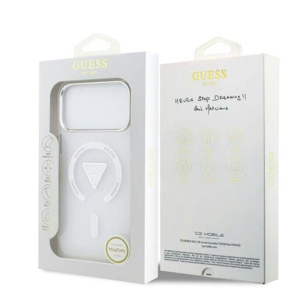 Guess IML Gradient Case with MagSafe for iPhone 17 Pro Max 6.9" Clear - GUHMP17XHGTMLCGT