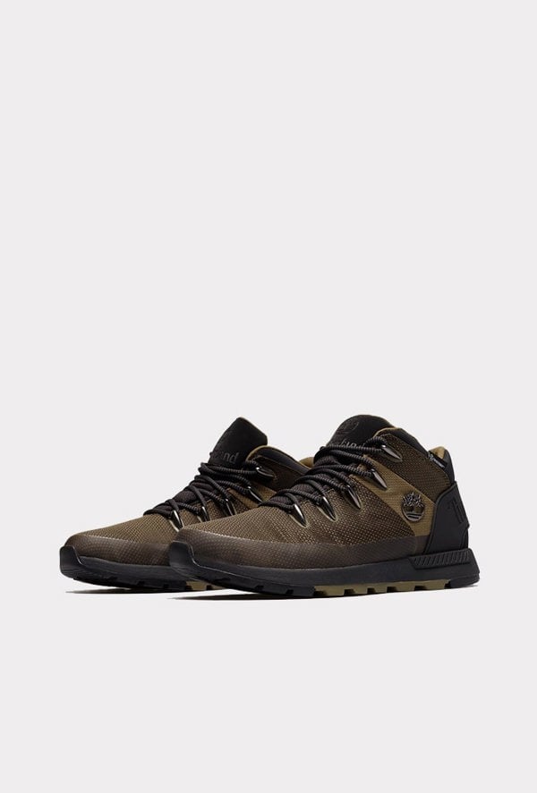 Timberland Men's Sprint Trekker Mid Lace-Up Waterproof Trainers - Brown