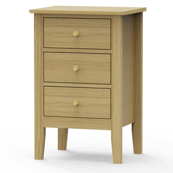 Core Products Henley 3-Drawer Tall Bedside Cabinet