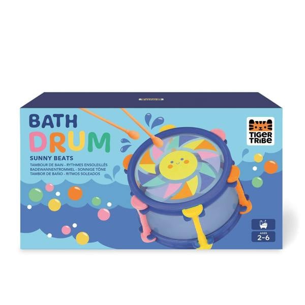 Tiger Tribe Bath Drum Sunny Beats | Water Play Toy | Sensory Toddler Toys
