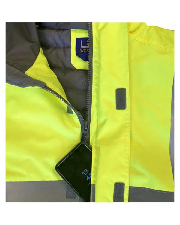 Baffle Lined Bomber Jacket - Hi-Vis Trousers