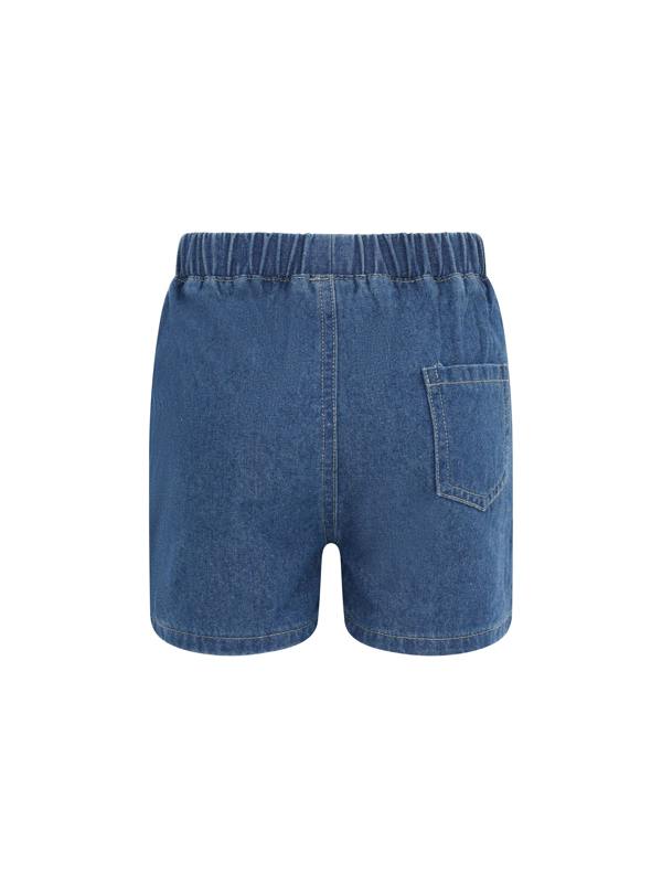 BALOU Unisex Washed Denim Shorts