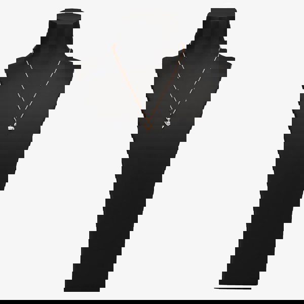 Starbright Rose Heart-cut Cubic Zirconia Halo Pendant THB-03P 3A RSP