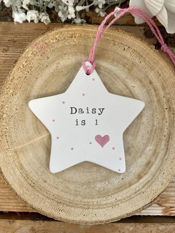 Personalised 1st Birthday Gift - alternative angle