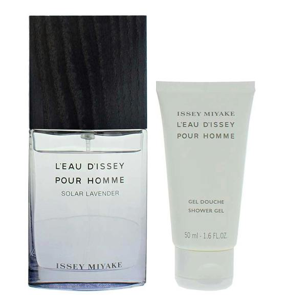 Issey Miyake L'eau D'issey Pour Homme Solar Lavender Eau de Toilette Intense 50ml + Shower Gel 50ml Gift Set for Him